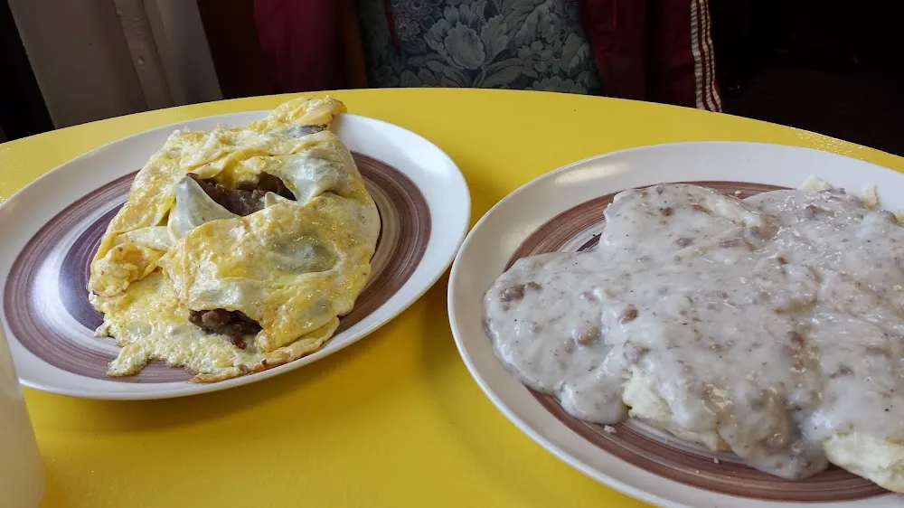 Omelette with Gyro Meat Option in All You Can Eat Breakfast Great Value
